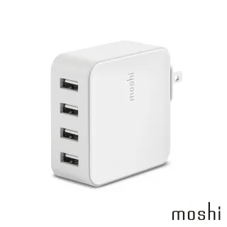 【moshi】ProGeo 旅充系列 USB 4-Port 充電器 35W