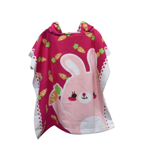 【Baby童衣】任選 兒童 卡通人物造型浴巾浴袍 88137(小狐狸)