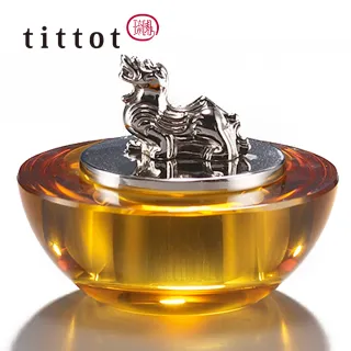 【tittot 琉園】_天賜福祿聚寶盆(故宮聯名款_送禮 迎賓 禮品 水晶 琉璃)