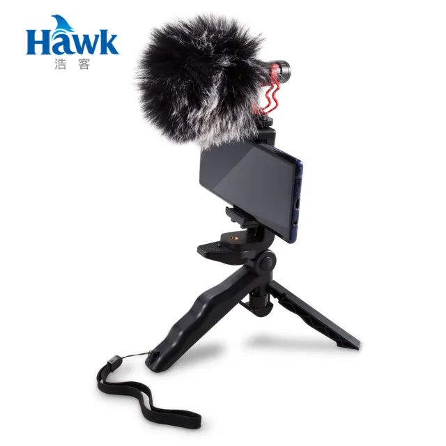 【Hawk 浩客】指向性兔毛防風麥克風 MIC420(網紅、直播、抖音必備)