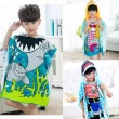 【Baby童衣】任選 兒童 卡通人物造型浴巾浴袍 y7043(鯊魚)