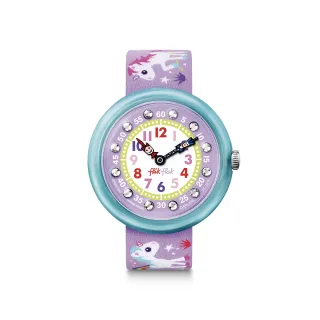【Flik Flak】兒童手錶 魔法獨角獸 MAGICAL UNICORNS 兒童錶 編織錶帶(31.85mm)