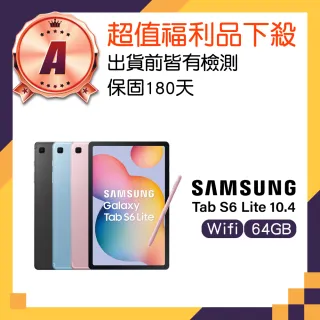 【SAMSUNG 三星】福利品 Galaxy Tab S6 Lite Wi-Fi 10.4 64G 平板(P610)