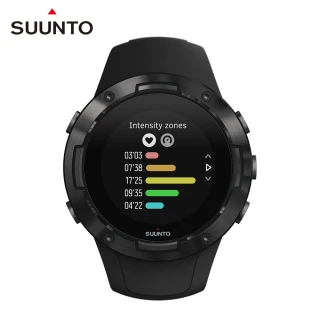 【SUUNTO】Suunto 5 All Black 堅固輕巧質精、絕佳電池續航力的多項目運動GPS腕錶(經典黑)