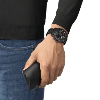 【TISSOT 天梭 官方授權】SUPERSPORT CHRONO 三眼計時手錶-45.5mm(T1256173305100)