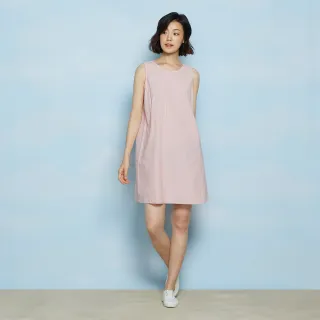 【Yvonne Collection】細條紋無袖短洋裝(紅條)