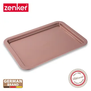 【德國Zenker】方型不沾餅乾烤盤-玫瑰金
