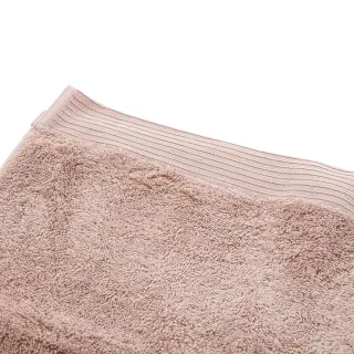 【HOLA】組埃及棉加大毛巾50x90cm-棕黃x1+嫣紫x1