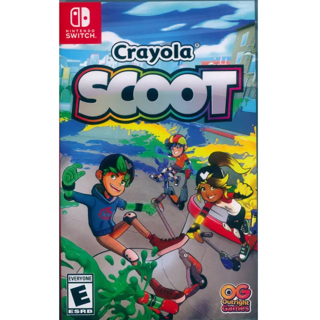 Nintendo 任天堂 Ns Switch 繪兒樂滑板車英文美版 Crayola Scoot Momo購物網
