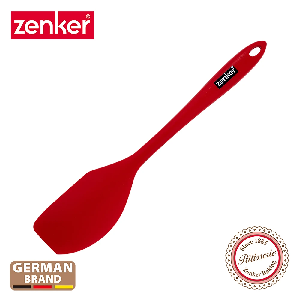 【德國Zenker】專業矽膠刮刀-紅(27.8cm)