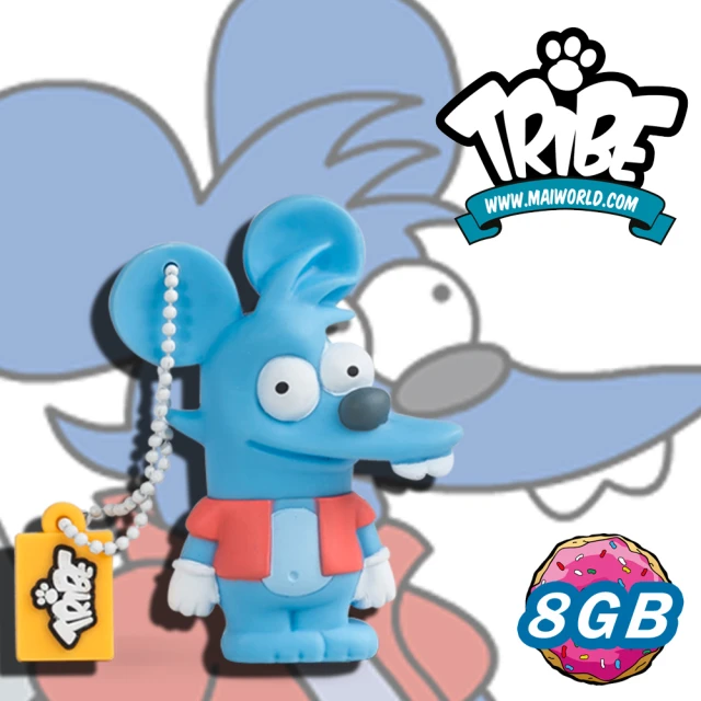 【TRIBE】辛普森一家 8GB 隨身碟 - 癢癢鼠(辛普森)