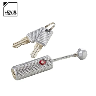 【LEWIS N CLARK】TSA海關鑰匙鎖 TSA2SIL(海關鎖、防盜、美國品牌)