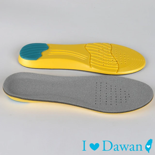 【IDAWAN 愛台灣】可剪裁加厚舒適透氣運動鞋墊(2對入)