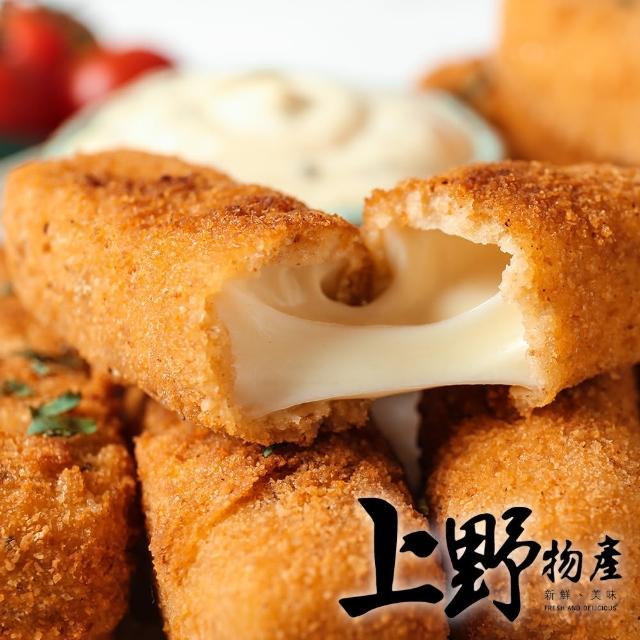 【上野物產】香濃莫札瑞拉乳酪條 x1包(1000g±10%/約36條/包)