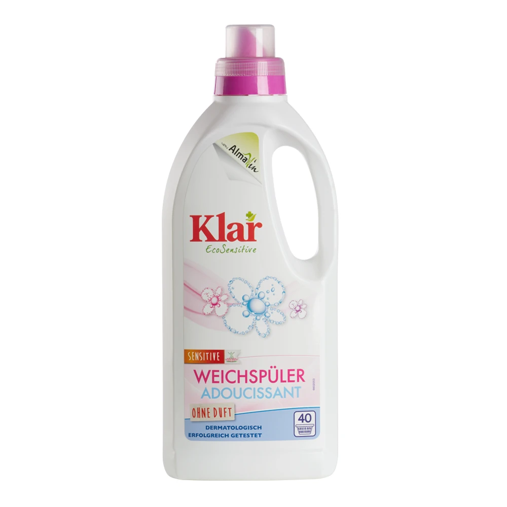 【德國Klar】天然環保衣物柔軟精1L(低敏無香精)