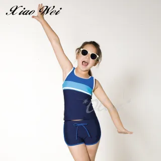【梅林品牌】女童二件式泳裝(NO.M8563)
