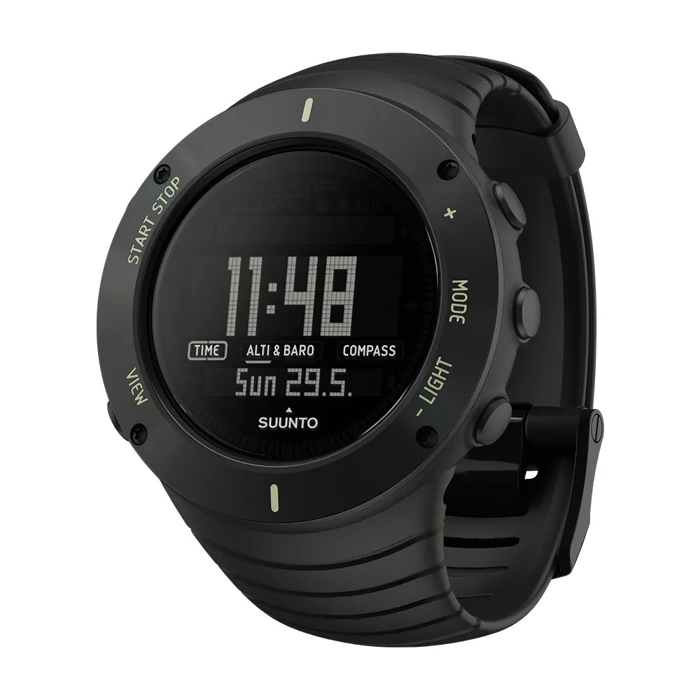 【SUUNTO】Core Ultimate Black 時尚設計戶外功能運動錶