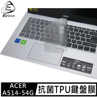 【Ezstick】ACER A514-54G 奈米銀抗菌TPU 鍵盤保護膜(鍵盤膜)