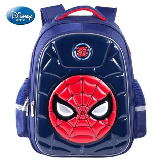 【Disney 迪士尼】美國隊長蜘蛛人鋼鐵人中低年級輕量護脊書包(漫威兒童書包)