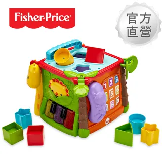 【Fisher-Price 費雪】可愛動物積木盒