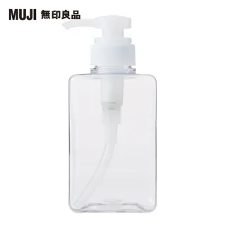 【MUJI 無印良品】PET補充瓶/透明.400ml