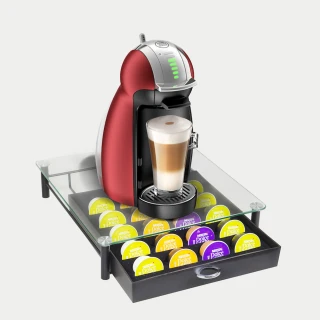 【CAXXA】雀巢DOLCE GUSTO/Vertuoline咖啡膠囊20顆收納架/抽屜盒(咖啡膠囊 DOLCE GUSTO 咖啡膠囊收納)