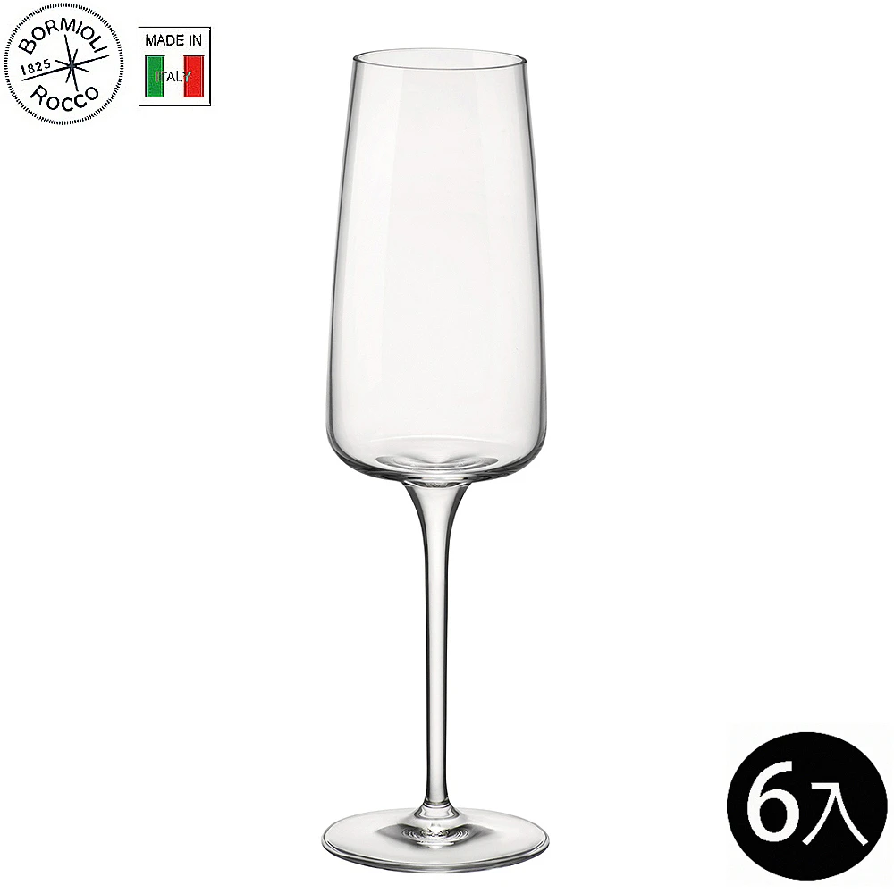 【Bormioli Rocco】NEXO 水晶香檳杯262ml/6入 P65752(香檳杯)