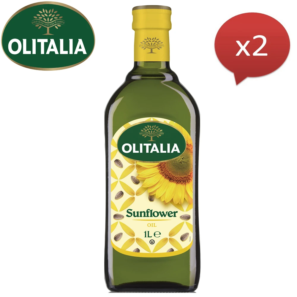 【Olitalia奧利塔】葵花油(1000mlx2瓶)