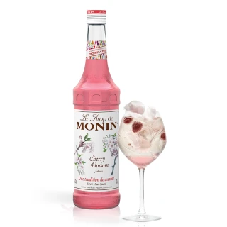 【MONIN】櫻花風味糖漿700ml(專業、高品質糖漿領導品牌)