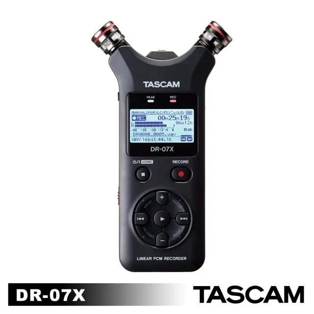 【TASCAM】攜帶型數位錄音機(DR-07X)/