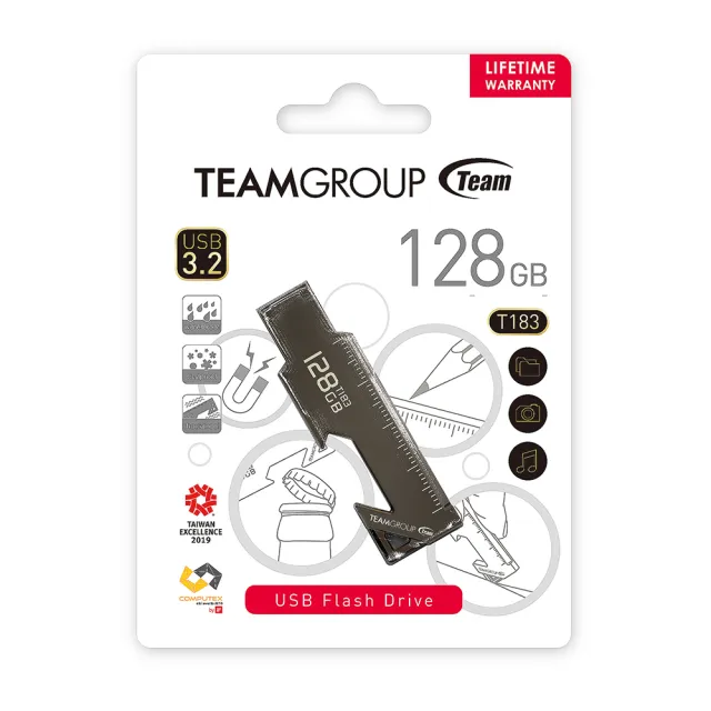 Team 十銓 128gb 工具碟t183 Usb 3 2 Gen1 金屬鍛造 磁吸隨身碟 防水 終身保固 Momo購物網