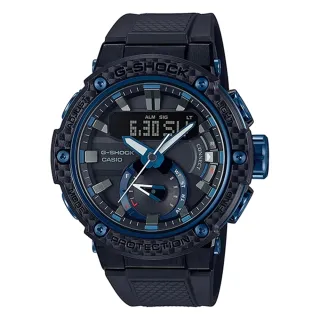 【CASIO 卡西歐】G-SHOCK系列 潮流手錶(GST-B200X-1A2-藍黑)