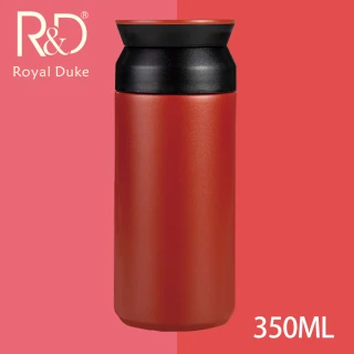 【Royal Duke】磨砂304不鏽鋼350ml保溫瓶-紅(雙層茶擋杯口設計)