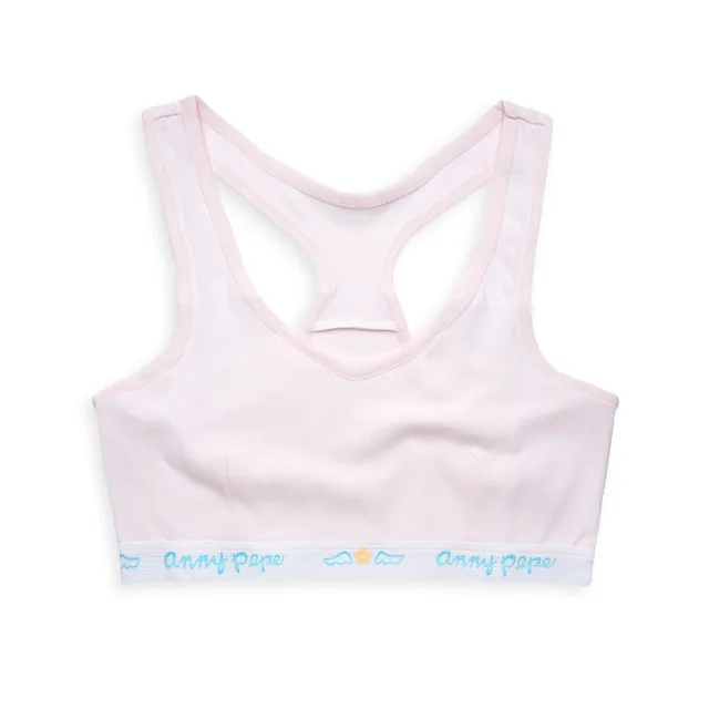 【annypepe】學生成長型純棉運動內衣-粉紅(成長型內衣)