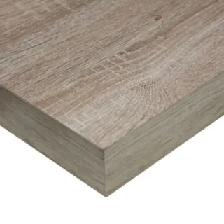 【特力屋】 超厚棚板附托架 淺木色 90cm