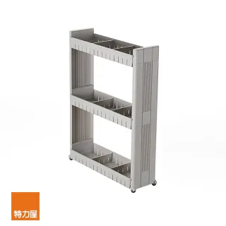 【特力屋】巴洛克17cm三層架 附輪 P5-1703