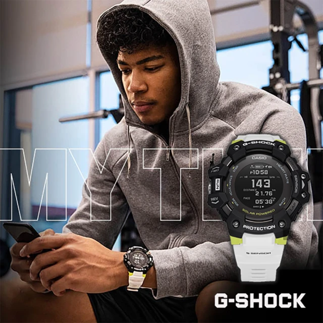 CASIO 卡西歐 G-SHOCK 心率偵測 x GPS定位 智能手錶-55mm(GBD-H1000-1A7)