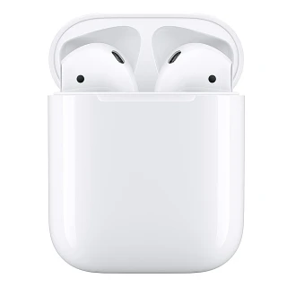 獨家保護套+掛繩組【Apple】2019款AirPods藍牙耳機 (AirPods 2代搭配充電盒)(MV7N2TA/A)