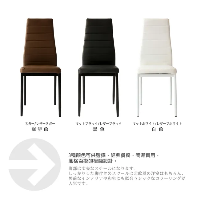 Mamoru 經典爆款皮革休閒餐椅 共三色 辦公椅 休閒椅 化妝椅 工作椅 書桌椅 Momo購物網
