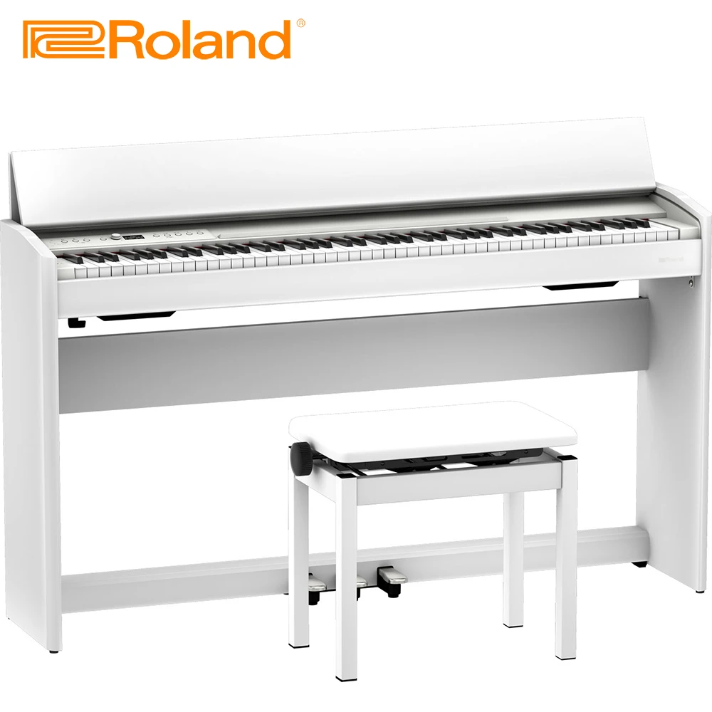 F701 WH 88鍵數位電鋼琴 典雅白色款(台灣公司貨 商品保固有保障)