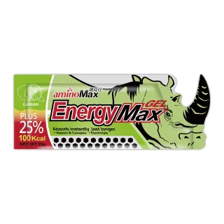【AminoMax 邁克仕】EnergyMax犀牛能量包energy gel-檸檬口味 35g*30包/組(能量包)