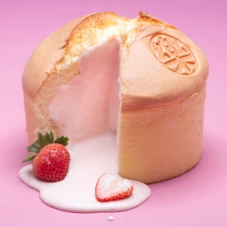 【樂樂甜點】樂樂草莓蜂爆漿布丁蛋糕(6吋/盒)