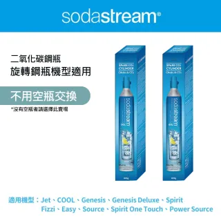 【Sodastream】獨家超值組-二氧化碳全新鋼瓶425g(二入組)