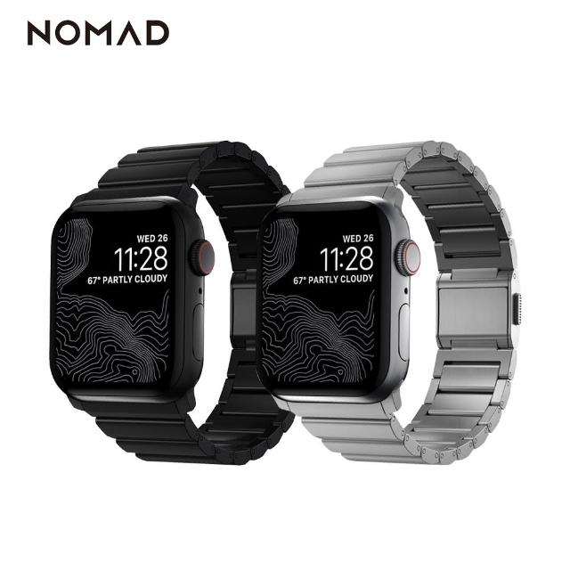 【美國NOMAD】全球限量 Apple Watch 鈦金屬錶帶2021新款-44/42mm(輕盈結構.抗刮耐磨)