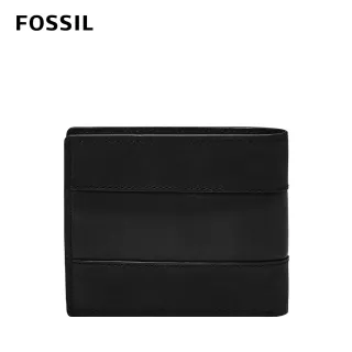 【FOSSIL】Everett 真皮大零錢袋皮夾-黑色 ML4400001