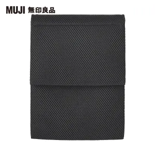 【MUJI 無印良品】聚酯纖維網眼平板電腦包/附口袋.11吋用.黑