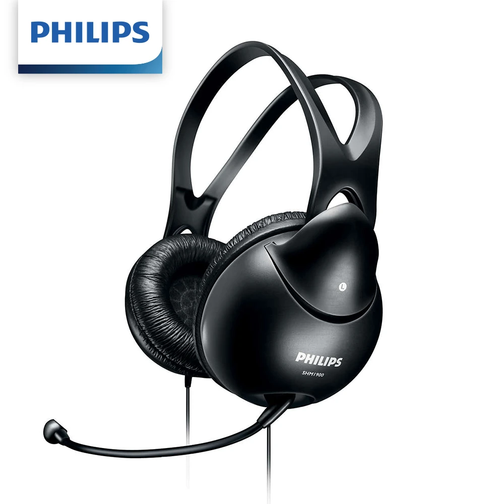【Philips 飛利浦】頭戴式電腦耳機麥克風(SHM1900)