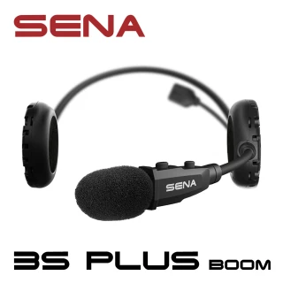 【SENA】3S PLUS BOOM 機車用藍牙對講耳機(3/4罩安全帽用)
