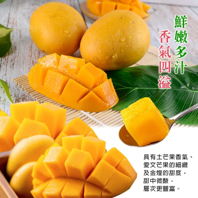 禾鴻 盛夏之金黃珍果台東夏雪芒果5斤5 8顆 共2箱 Momo購物網