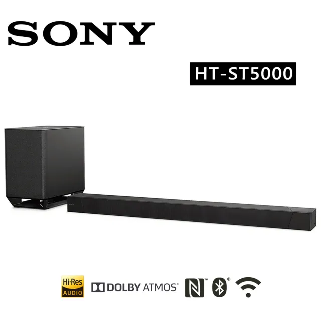 Sony 索尼 7 1 2聲道家庭劇院無線單件式喇叭 Ht St5000 Momo購物網